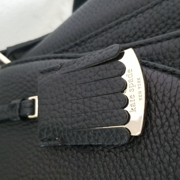 Kate Spade New York Alexya Pine Grove Way Pebbled Leather Shoulder Bag Satchel - Picture 3 of 12